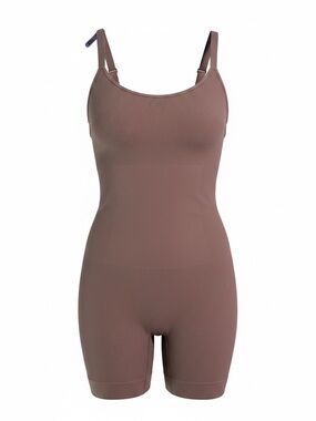 NWT Maidenform Seamless Romper Firm Control Bodysuit Cocoa Mocha  Size 2XL